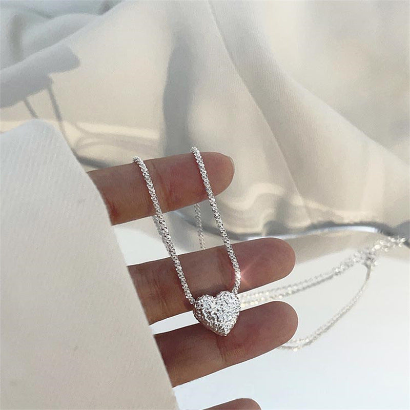 Aurelia-Juwelé - Silver Heart Necklace